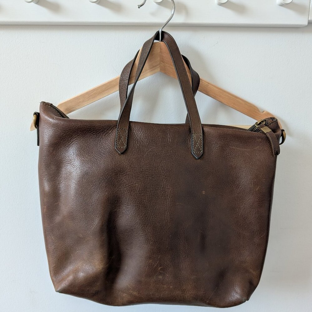 Madewell Zipper Transport tote
